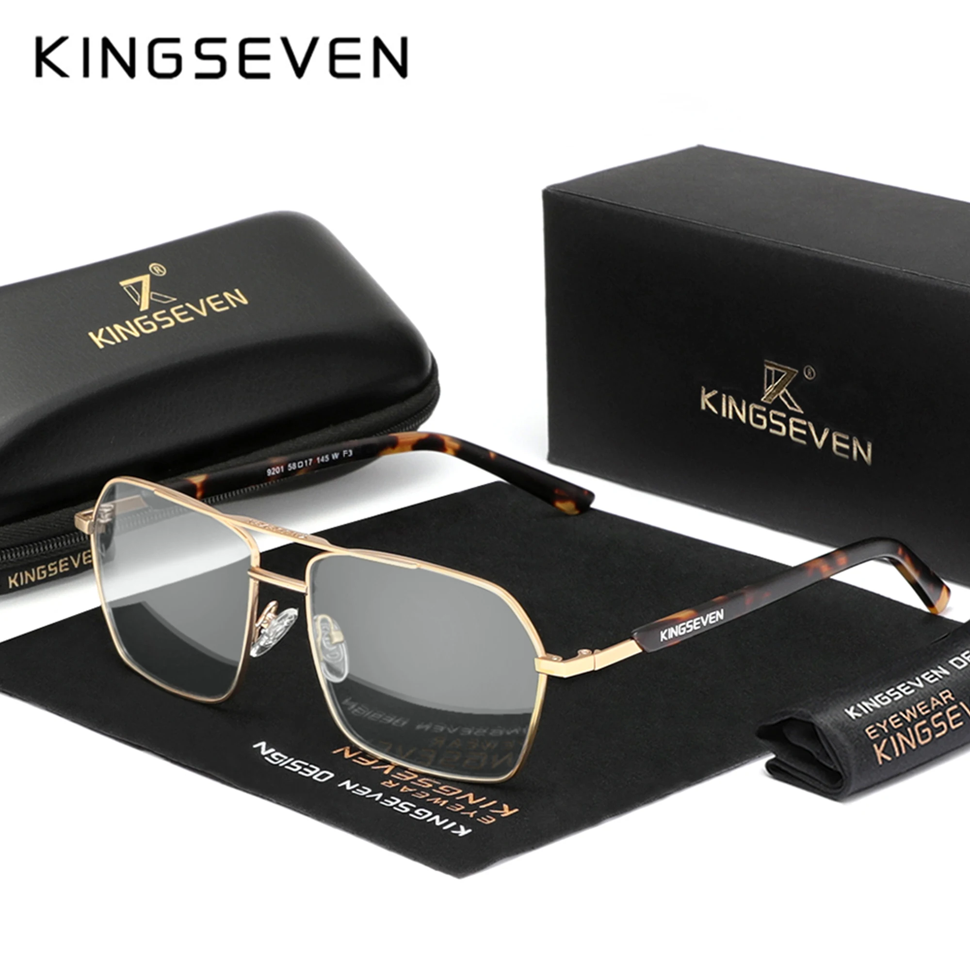 Gaming Glasses Blue - KINGSEVEN Classic Anti-Blue-Light Glasses For Men