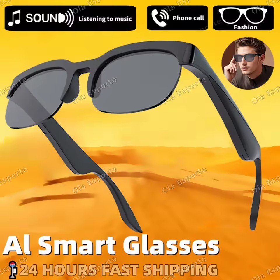 Esports Gaming Pk - Smart Glasses Wireless Bluetooth Sunglasses Built-in