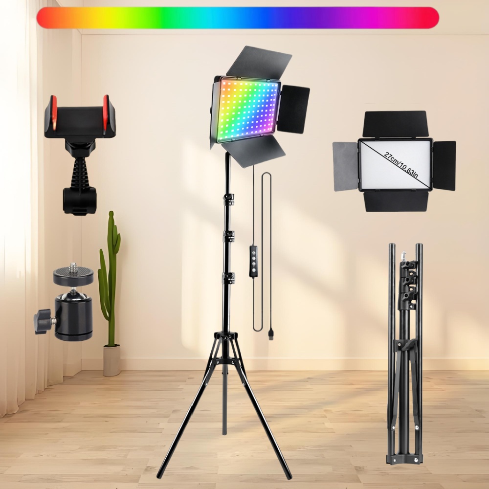 10 Inch RGB LED Panel Light Ki - огляд і ціна Led Light Panel Stream