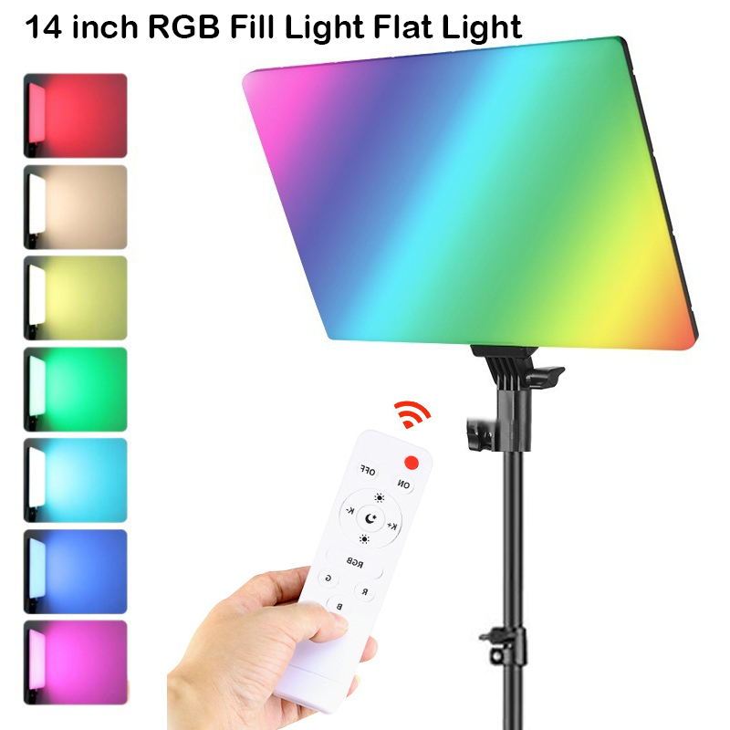 RGB 14'' LED Video Light Remot - огляд і ціна Led Light Panel Stream