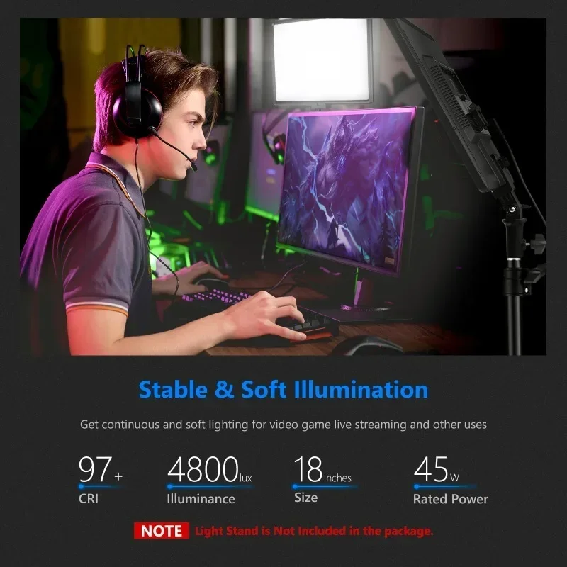 NL288 LED video light with 2.4 - огляд і ціна Led Light Panel Stream