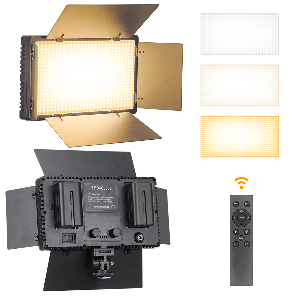 U800 600 LED Video Panel Light - огляд і ціна Led Light Panel Stream