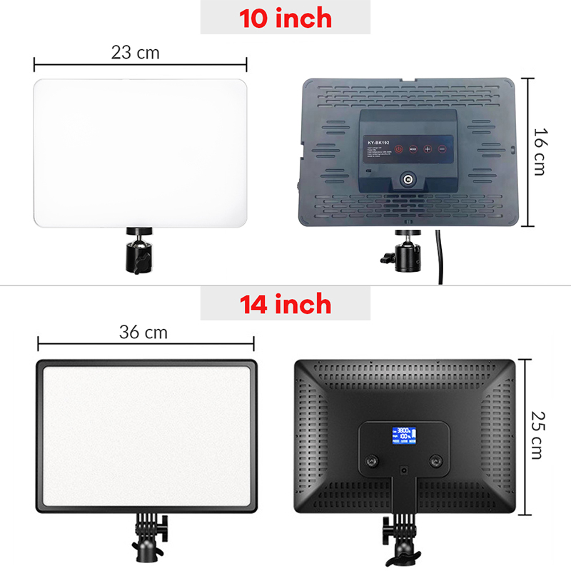 14inch 10inch LED Video Light  - огляд і ціна Led Light Panel Stream