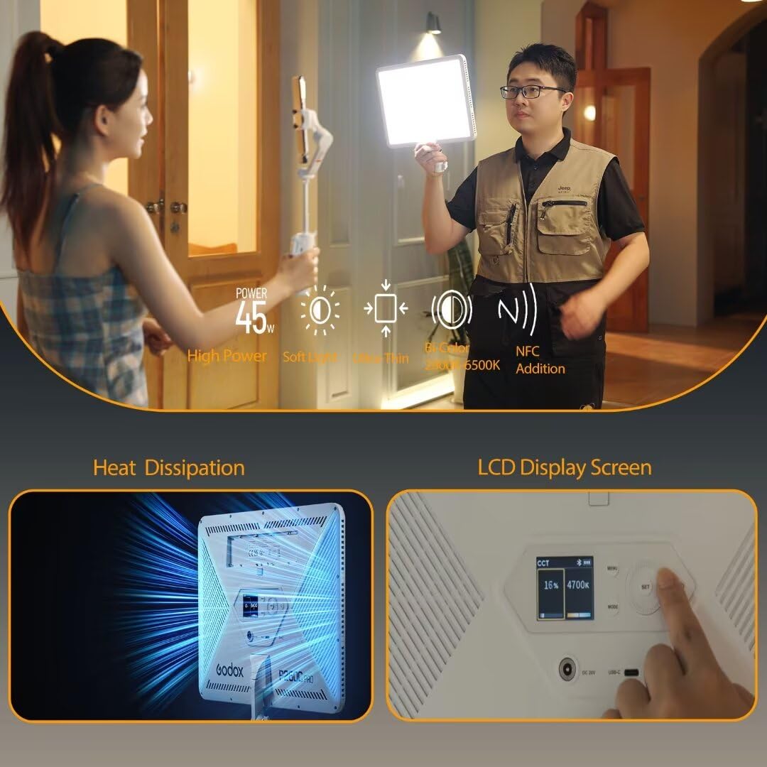 Godox P260C Pro LED Video Ligh - огляд і ціна Led Light Panel Stream