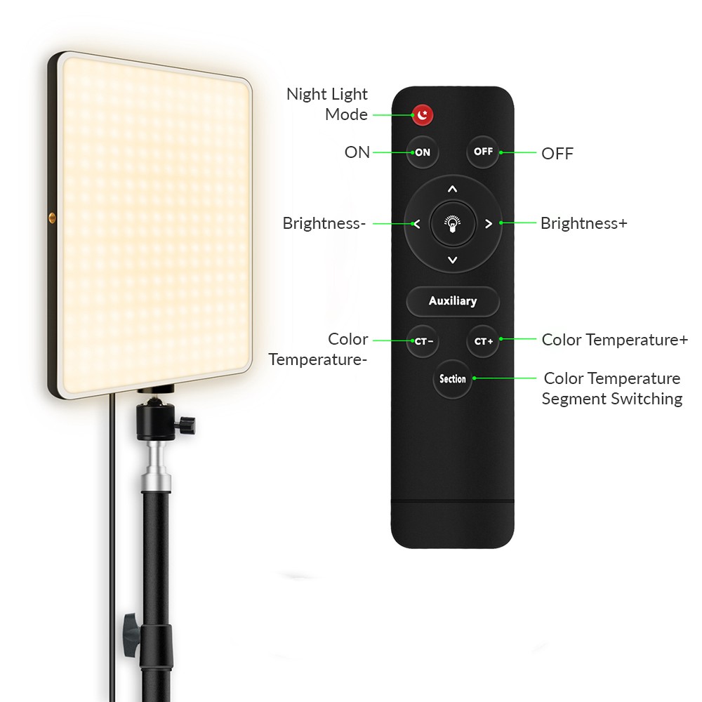 Dimmable LED Video Light Panel - огляд і ціна Led Light Panel Stream