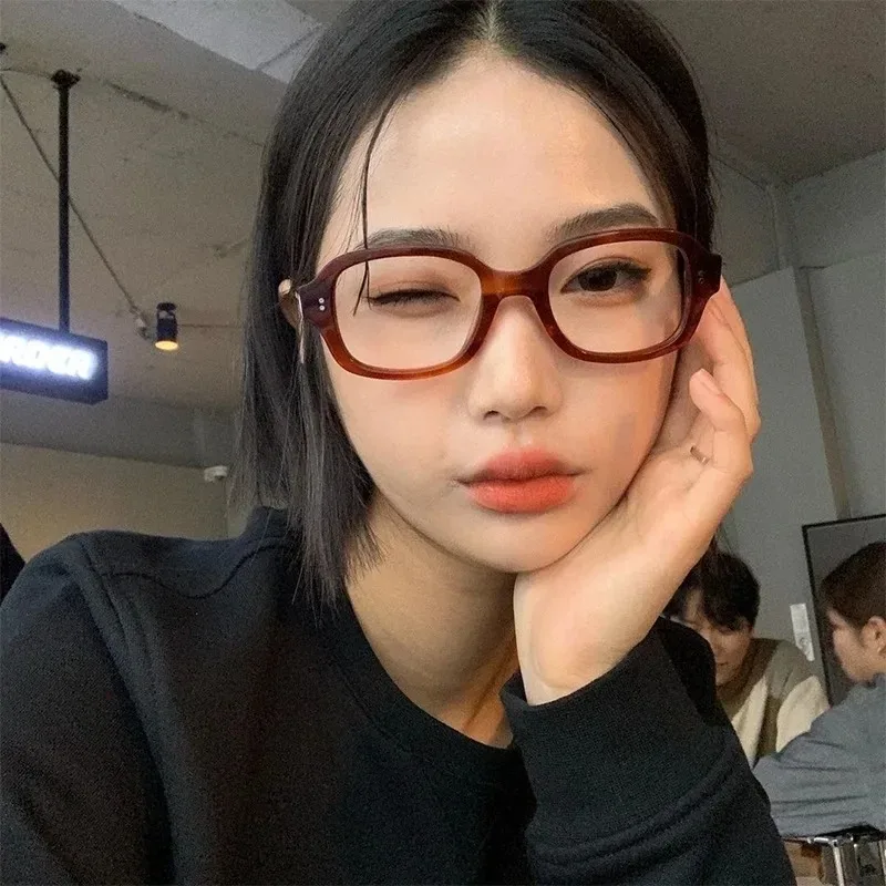 Retro Square Myopia Glasses Wo - огляд і ціна Gaming Glasses Blue