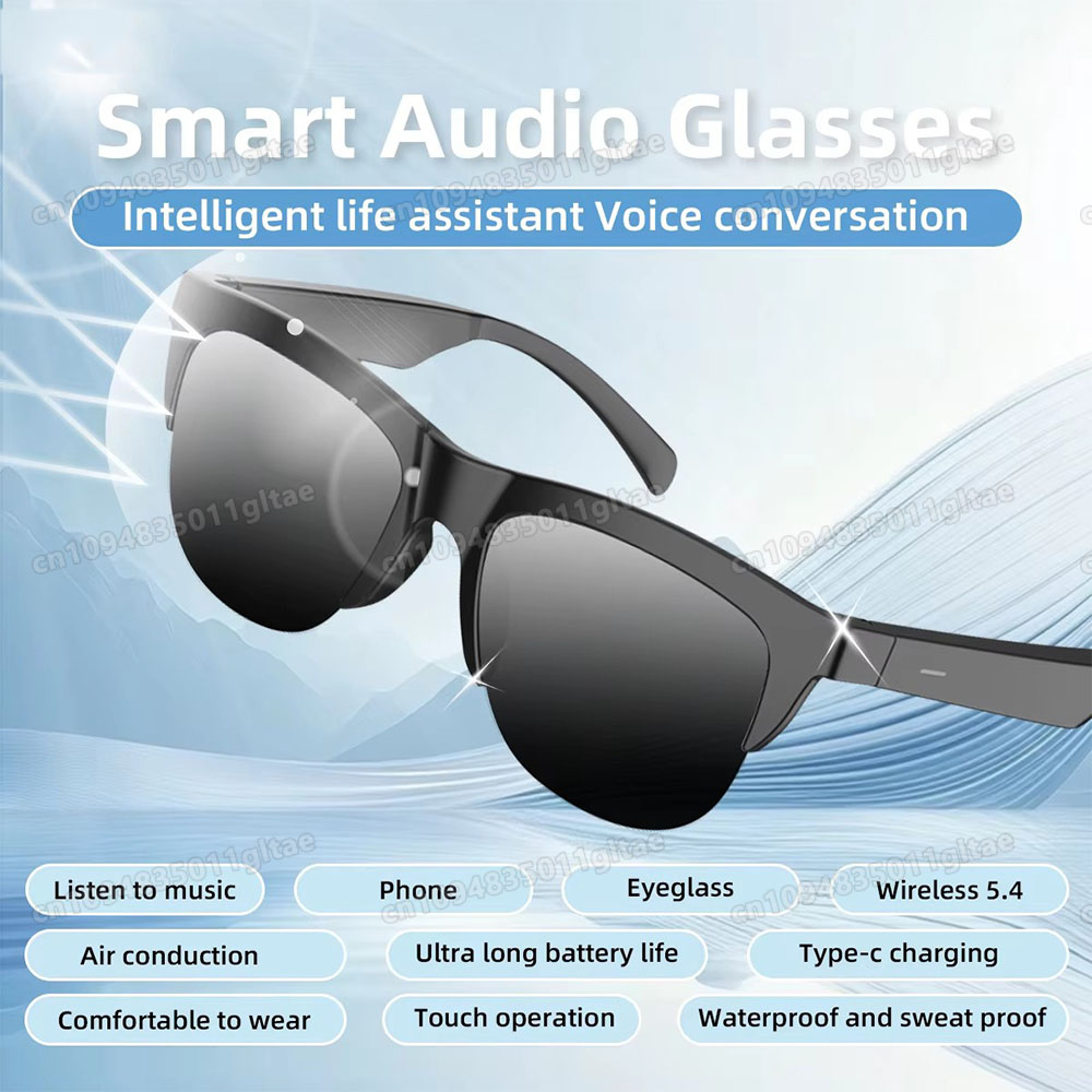 New Camera Control Smart Glass - огляд і ціна Gaming Glasses Blue